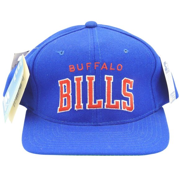 NWT Vintage 90s Buffalo Bills Starter ARCH 100% Wool Snapback Hat Deadstock
